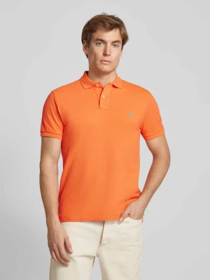 Koszulka polo o kroju custom slim fit z wyhaftowanym logo Polo Ralph Lauren