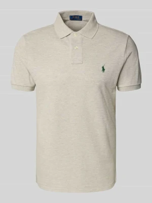 Koszulka polo o kroju custom slim fit z wyhaftowanym logo Polo Ralph Lauren
