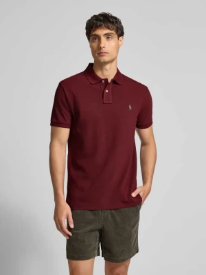 Koszulka polo o kroju custom slim fit z wyhaftowanym logo Polo Ralph Lauren