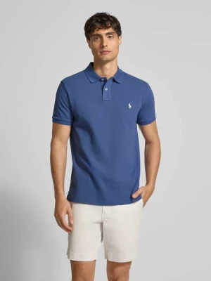 Koszulka polo o kroju custom slim fit z wyhaftowanym logo Polo Ralph Lauren