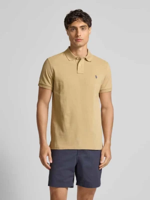 Koszulka polo o kroju custom slim fit z wyhaftowanym logo Polo Ralph Lauren