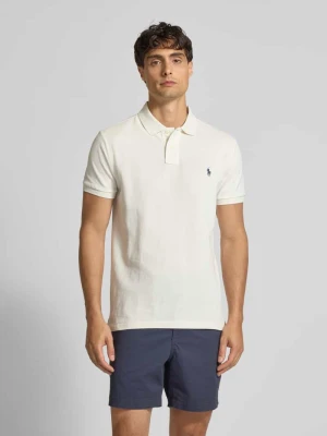 Koszulka polo o kroju custom slim fit z wyhaftowanym logo Polo Ralph Lauren