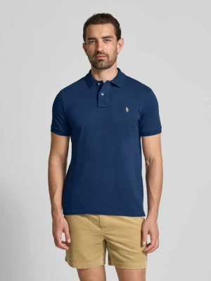 Koszulka polo o kroju custom slim fit z wyhaftowanym logo Polo Ralph Lauren