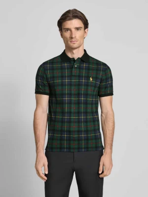 Koszulka polo o kroju custom slim fit z wyhaftowanym logo Polo Ralph Lauren