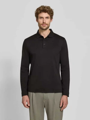 Koszulka polo o kroju nowoczesnym z czystej bawełny model '01Perolo' JOOP! Czarny