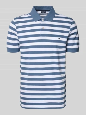 Koszulka polo o kroju nowoczesnym z wyhaftowanym logo Christian Berg Men