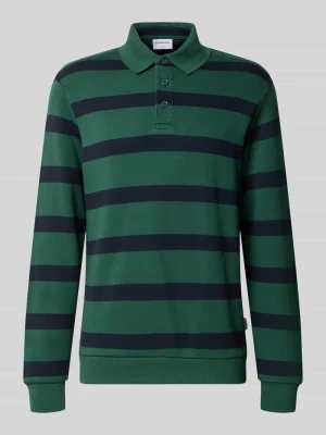 Koszulka polo o kroju regular fit lindbergh Ciemnozielony