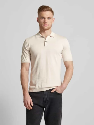 Koszulka polo o kroju regular fit w jednolitym kolorze CK Calvin Klein