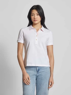 Koszulka polo o kroju regular fit w jednolitym kolorze Gant