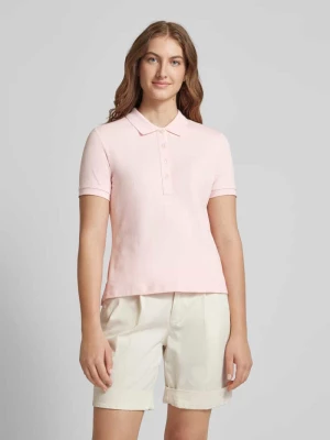 Koszulka polo o kroju regular fit w jednolitym kolorze Gant