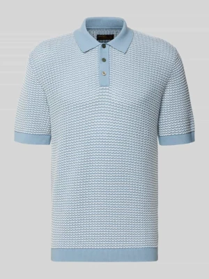 Koszulka polo o kroju regular fit w stylu dzianiny model 'Kingsley' Jack & Jones Premium