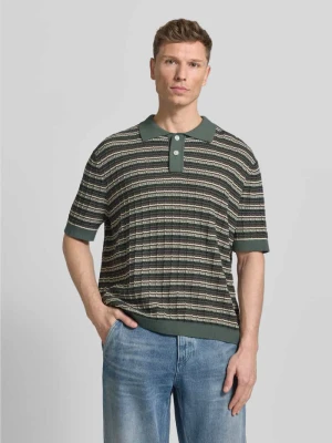 koszulka polo o kroju regular fit z bawełnianej dzianiny model 'DANE' Selected Homme