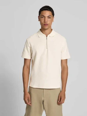 koszulka polo o kroju regular fit z bawełny Closed Złamany biały