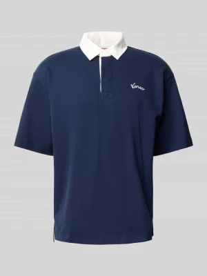 koszulka polo o kroju regular fit z bawełny Kenzo Granatowy