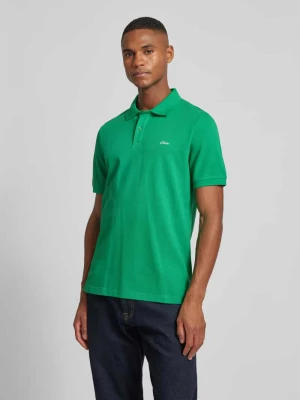 Koszulka polo o kroju regular fit z bawełny pika s.Oliver RED LABEL