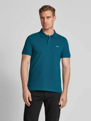 Koszulka polo o kroju regular fit z bawełny pika z wyhaftowanym logo s.Oliver RED LABEL