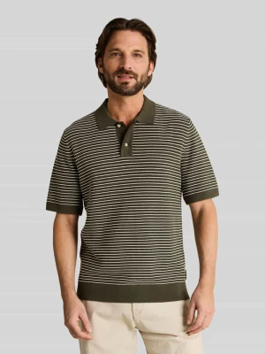 Koszulka polo o kroju regular fit z bawełny w imitacji dzianiny Tom Tailor