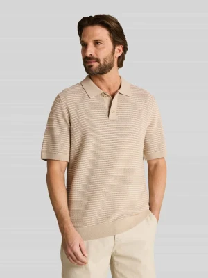 Koszulka polo o kroju regular fit z bawełny w imitacji dzianiny Tom Tailor