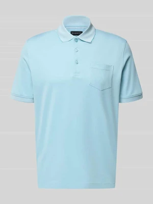 Koszulka polo o kroju regular fit z brustaszą i wyhaftowanym logo Bugatti