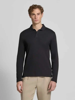 Koszulka polo o kroju regular fit z czystej bawełny Christian Berg Czarny