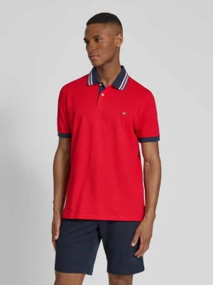 Koszulka polo o kroju Regular Fit z czystej bawełny Christian Berg Men