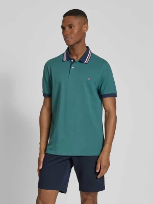 Koszulka polo o kroju Regular Fit z czystej bawełny Christian Berg Men