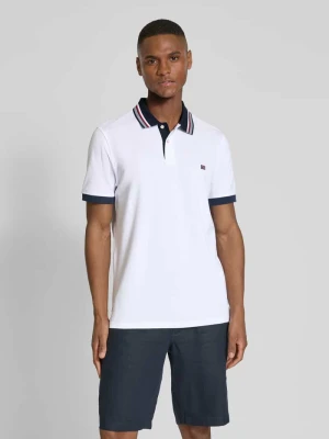 Koszulka polo o kroju Regular Fit z czystej bawełny Christian Berg Men