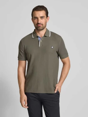 Koszulka polo o kroju Regular Fit z czystej bawełny Christian Berg Men