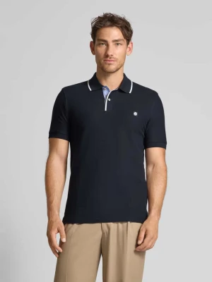 Koszulka polo o kroju Regular Fit z czystej bawełny Christian Berg Men