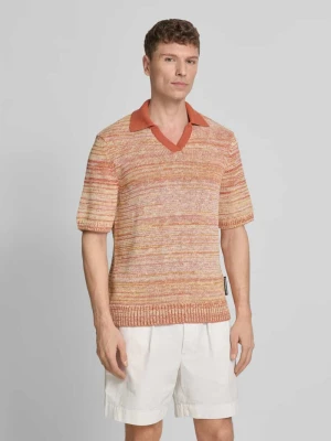 koszulka polo o kroju regular fit z czystej bawełny ekologicznej model 'YARNMIX' ARMEDANGELS