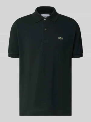 Koszulka polo o kroju regular fit z czystej bawełny Lacoste Ciemnozielony
