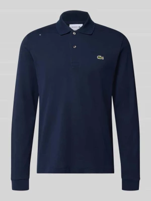 Koszulka polo o kroju regular fit z czystej bawełny Lacoste Granatowy
