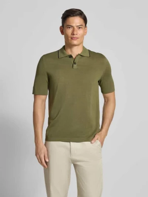 Koszulka polo o kroju regular fit z czystej bawełny – Marc O'Polo × DFB Travel Collection