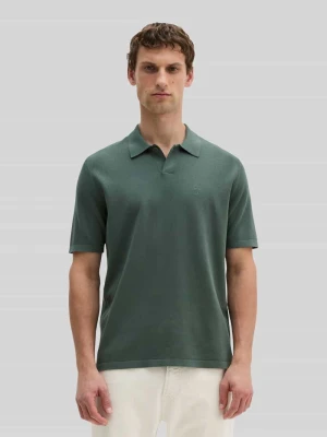 Koszulka polo o kroju regular fit z czystej bawełny Marc O'Polo Oliwkowy