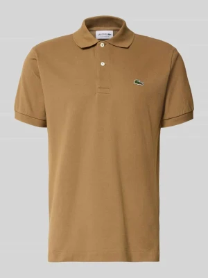 koszulka polo o kroju regular fit z czystej bawełny model 'CORE' Lacoste Beżowy