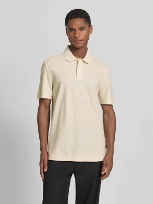 koszulka polo o kroju regular fit z czystej bawełny model 'H-PACK189' Boss Złamany biały