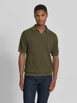 Koszulka polo o kroju regular fit z czystej bawełny model 'KOCELLO' Boss Khaki