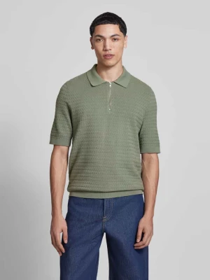 koszulka polo o kroju regular fit z czystej bawełny model 'MENU' Only & Sons