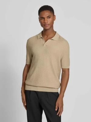 Koszulka polo o kroju regular fit z czystej bawełny model 'NATALO' Boss