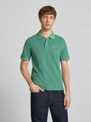 koszulka polo o kroju regular fit z czystej bawełny model 'OSCAR' Pepe Jeans