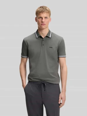 Koszulka polo o kroju regular fit z czystej bawełny model „PADDY” BOSS Green
