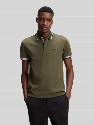 Koszulka polo o kroju regular fit z czystej bawełny model „PADDY” BOSS Green