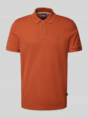 Koszulka polo o kroju regular fit z czystej bawełny model ‘PALLAS’ Boss