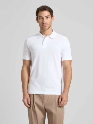 koszulka polo o kroju regular fit z czystej bawełny model 'PALLAS' Boss