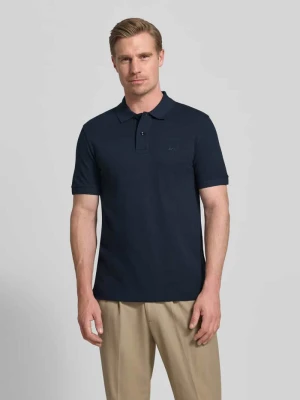 koszulka polo o kroju regular fit z czystej bawełny model 'PALLAS' Boss
