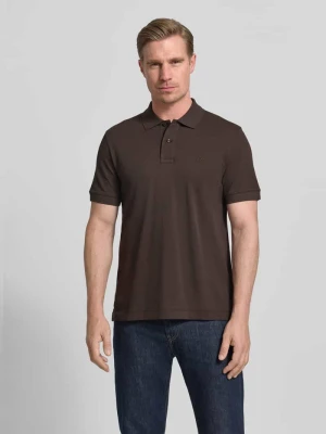 koszulka polo o kroju regular fit z czystej bawełny model 'PALLAS' Boss