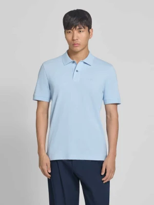 koszulka polo o kroju regular fit z czystej bawełny model 'PALLAS' Boss