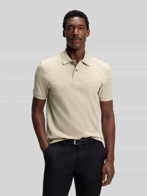koszulka polo o kroju regular fit z czystej bawełny model 'PALLAS' Boss