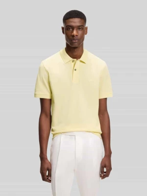 koszulka polo o kroju regular fit z czystej bawełny model 'PALLAS' Boss