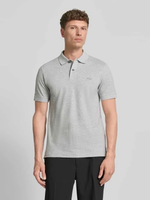 koszulka polo o kroju regular fit z czystej bawełny model 'PALLAS' Boss